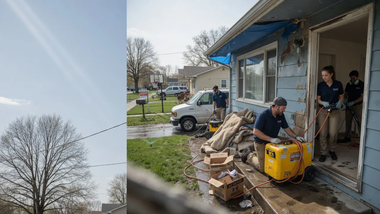 Basement Flood Cleanup in Goodfellow Afb, TX near me